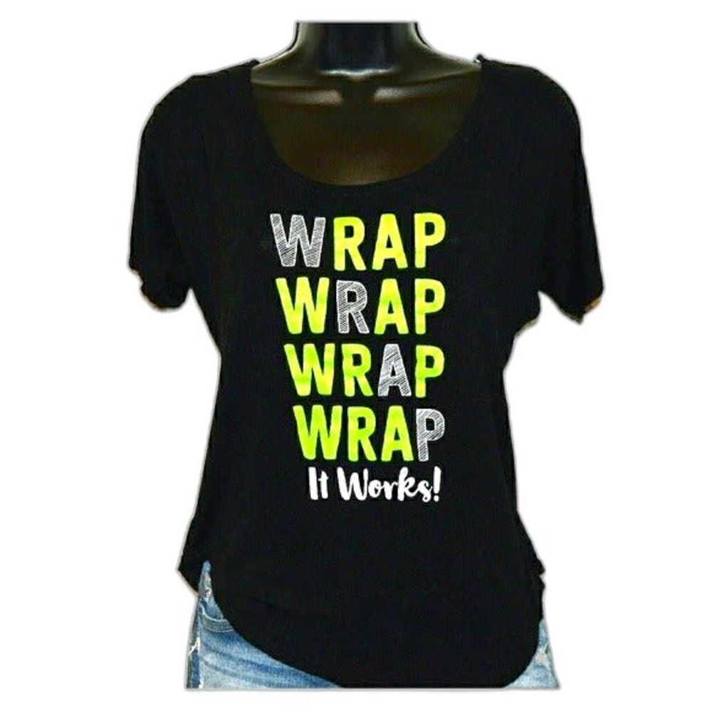 It Works Global Wrap Wrap Wrap Wrap Tee Shirt